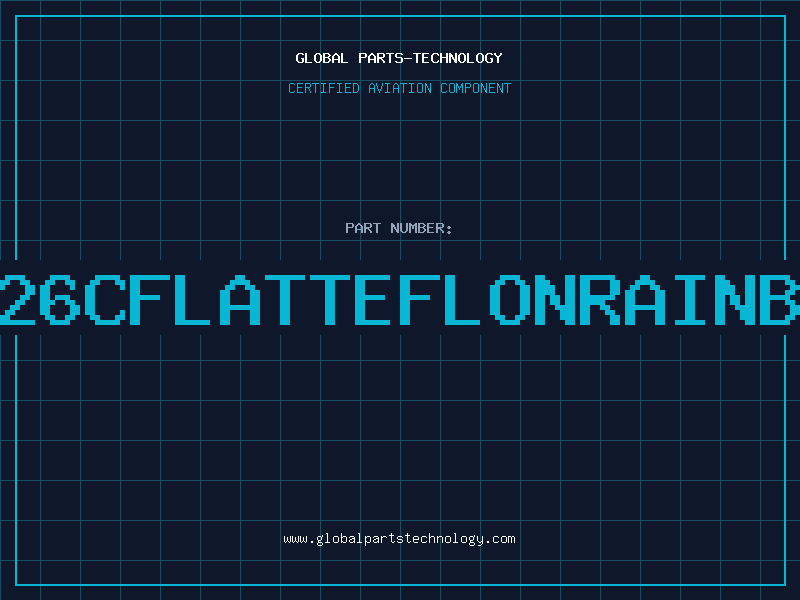Aviation Part 2826CFLATTEFLONRAINBOW