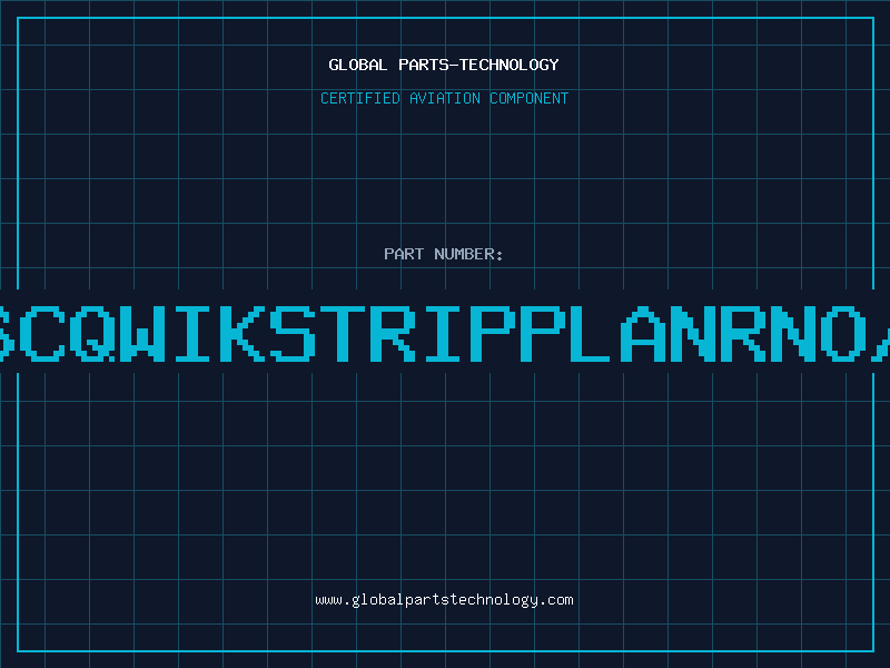 Aviation Part 2826CQWIKSTRIPPLANRNO/DRN