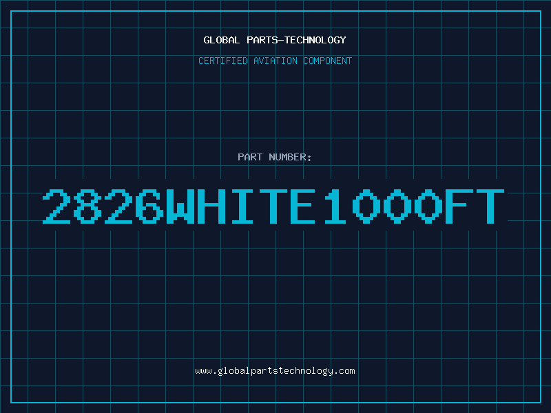 Aviation Part 2826WHITE1000FT