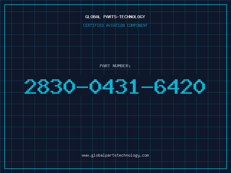 Aviation Part 2830-0431-6420