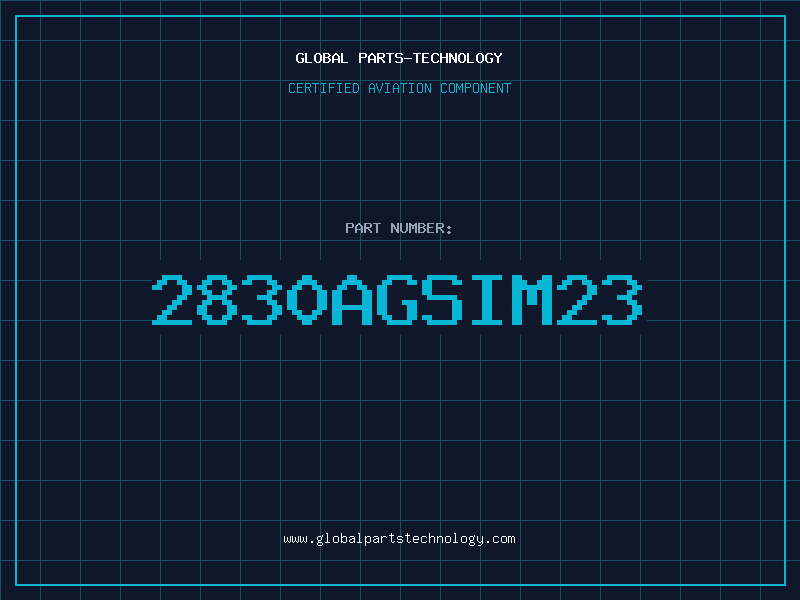 Aviation Part 2830AGSIM23