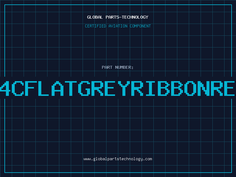 Aviation Part 2834CFLATGREYRIBBONREDST