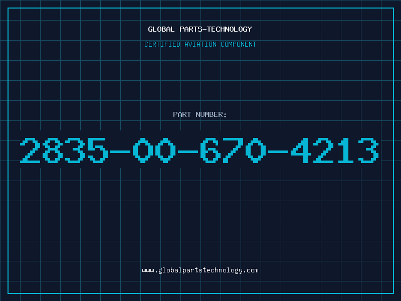 Aviation Part 2835-00-670-4213
