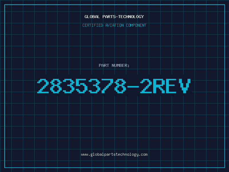Aviation Part 2835378-2REV