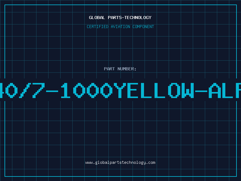 Aviation Part 2840/7-1000YELLOW-ALPHA