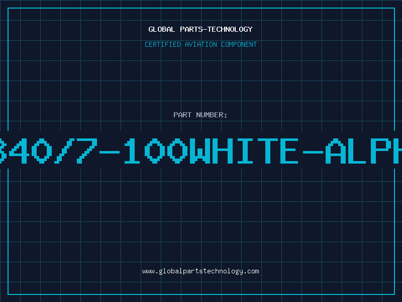 Aviation Part 2840/7-100WHITE-ALPHA