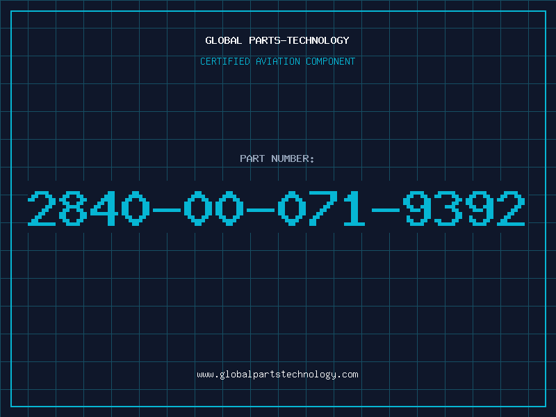 Aviation Part 2840-00-071-9392
