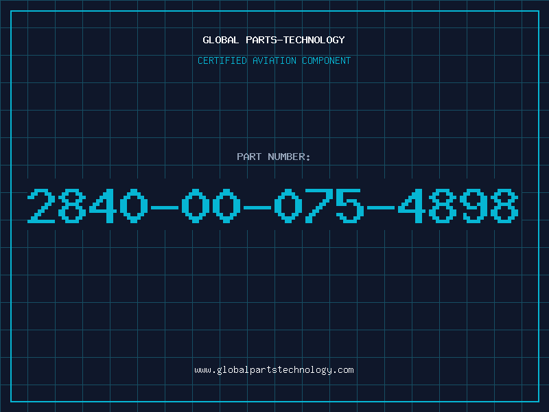 Aviation Part 2840-00-075-4898
