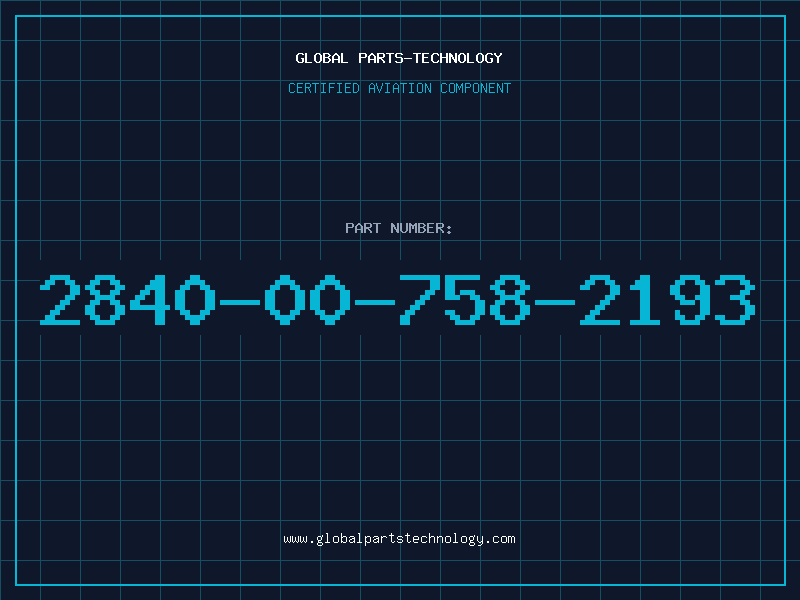 Aviation Part 2840-00-758-2193
