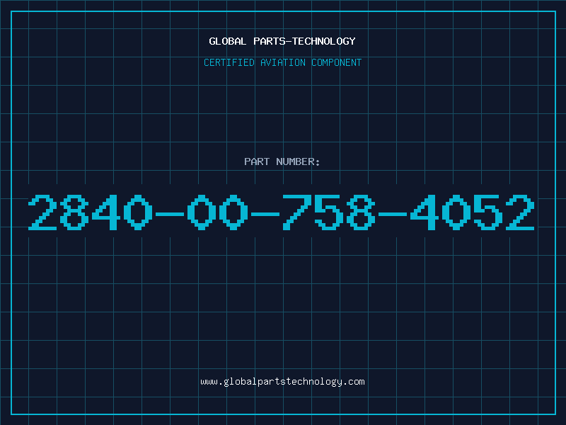Aviation Part 2840-00-758-4052