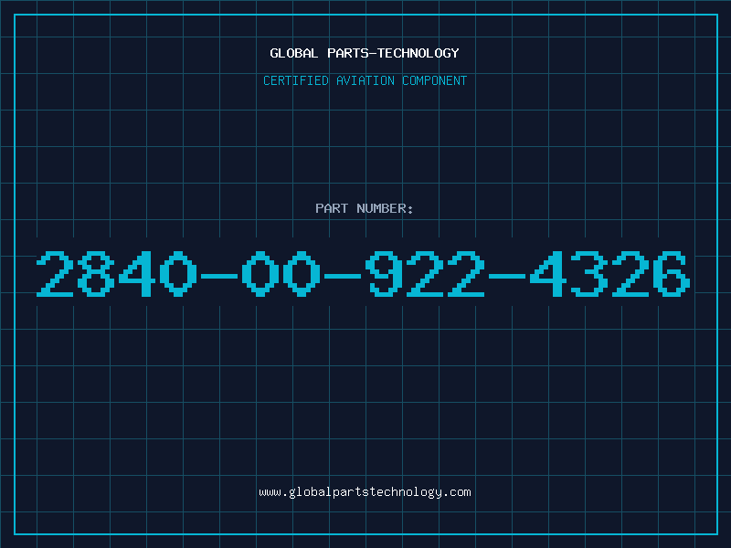 Aviation Part 2840-00-922-4326