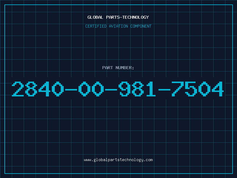 Aviation Part 2840-00-981-7504