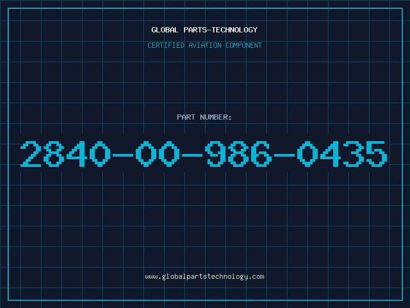 Aviation Part 2840-00-986-0435