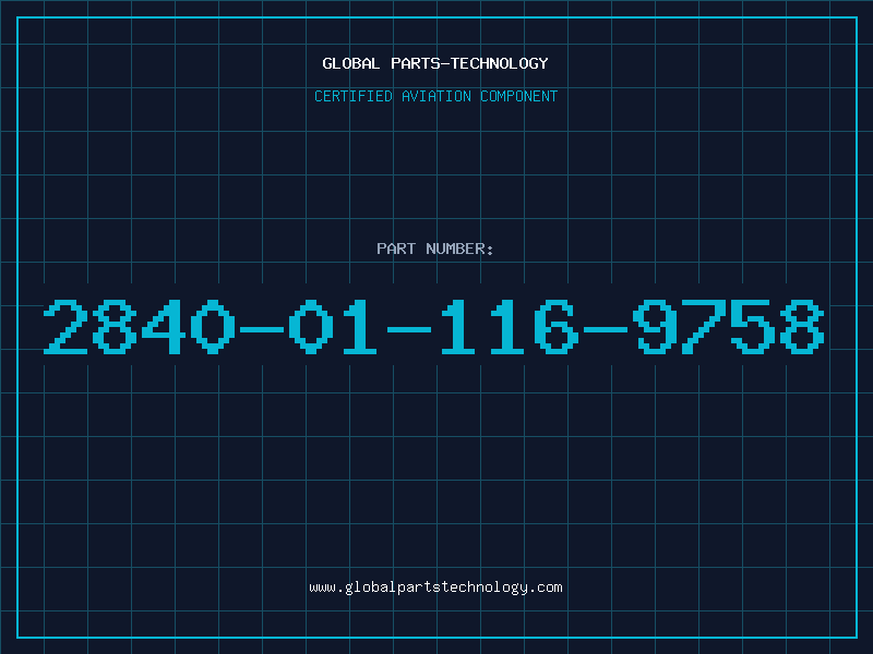 Aviation Part 2840-01-116-9758
