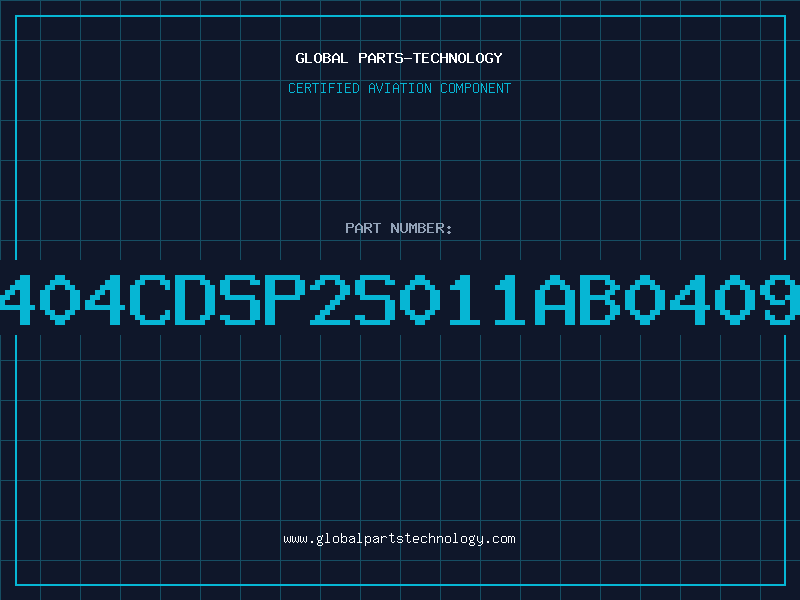 Aviation Part 28404CDSP2S011AB04091B