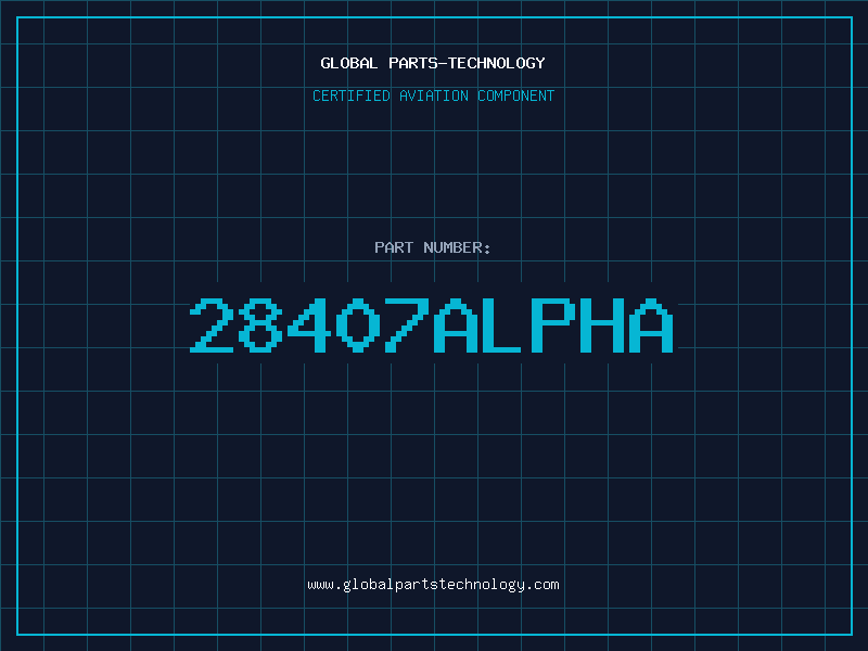 Aviation Part 28407ALPHA