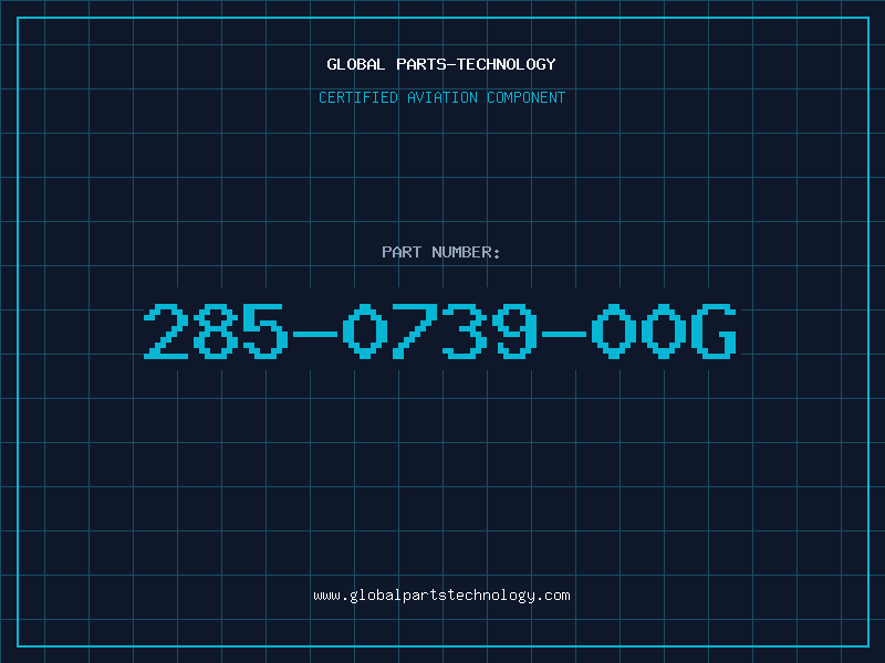 Aviation Part 285-0739-00G