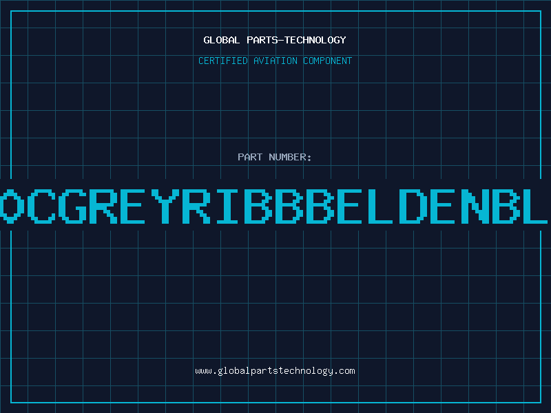 Aviation Part 2850CGREYRIBBBELDENBLKST