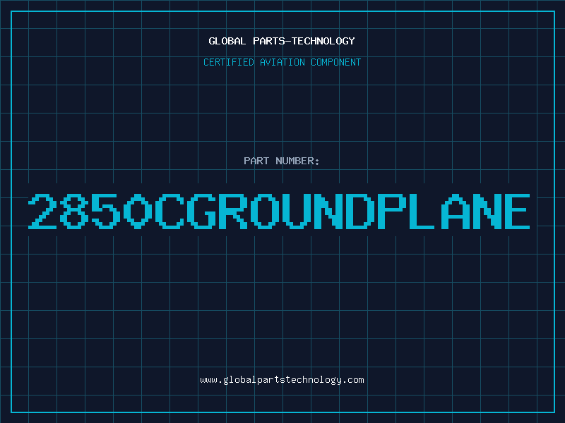 Aviation Part 2850CGROUNDPLANE