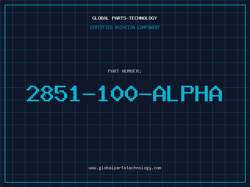 Aviation Part 2851-100-ALPHA
