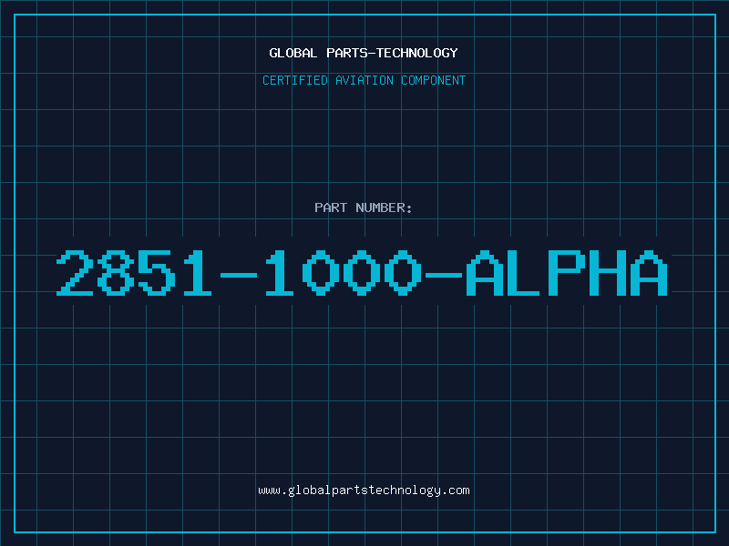 Aviation Part 2851-1000-ALPHA