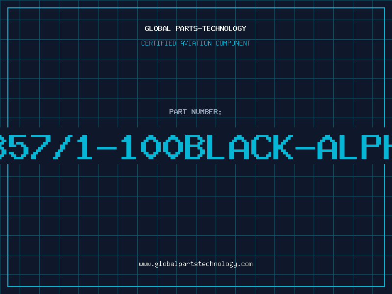 Aviation Part 2857/1-100BLACK-ALPHA