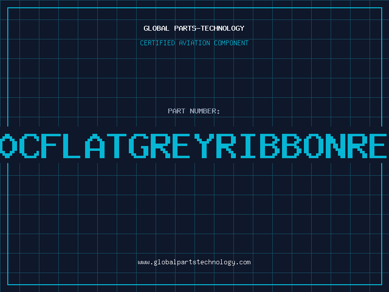 Aviation Part 2860CFLATGREYRIBBONREDST