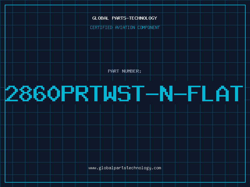 Aviation Part 2860PRTWST-N-FLAT
