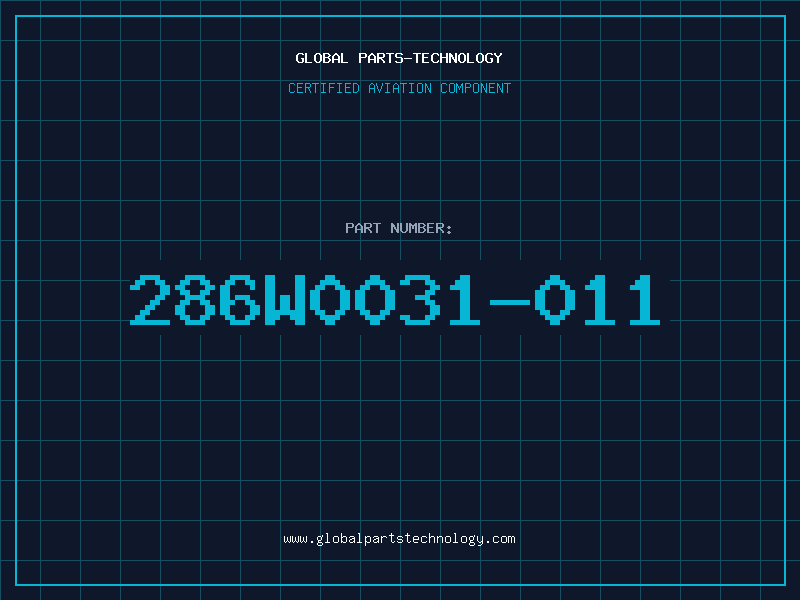 Aviation Part 286W0031-011