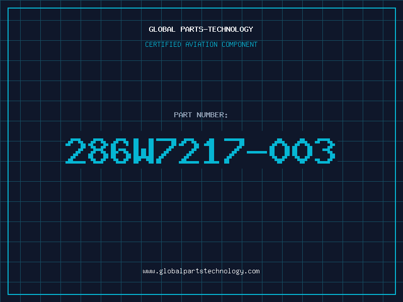 Aviation Part 286W7217-003