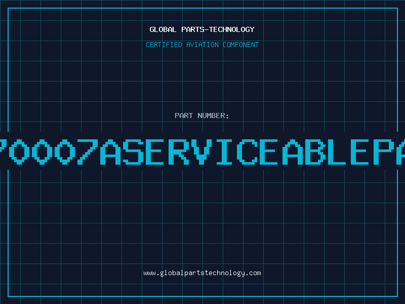 Aviation Part 2870007Aserviceablepart