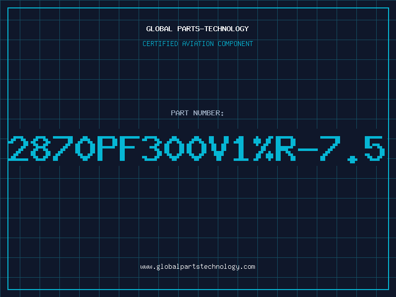 Aviation Part 2870PF300V1%R-7.5