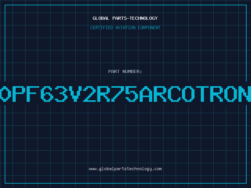 Aviation Part 2870PF63V2R75ARCOTRONICS