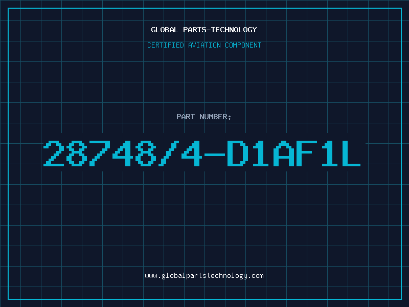 Aviation Part 28748/4-D1AF1L