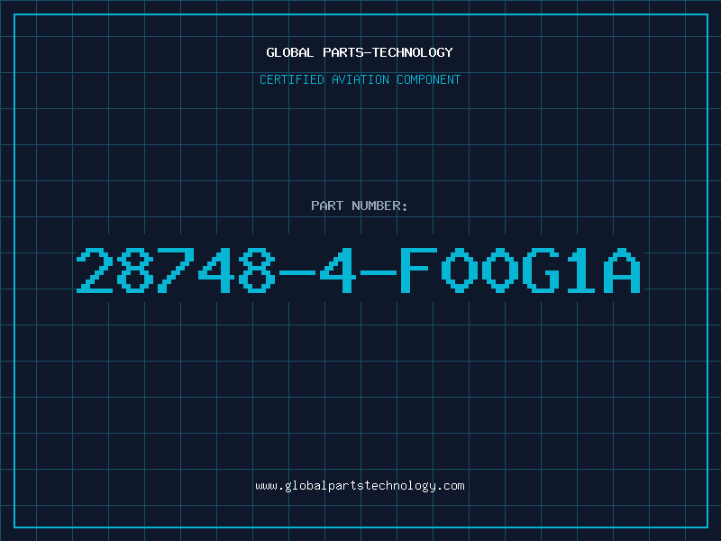 Aviation Part 28748-4-F00G1A