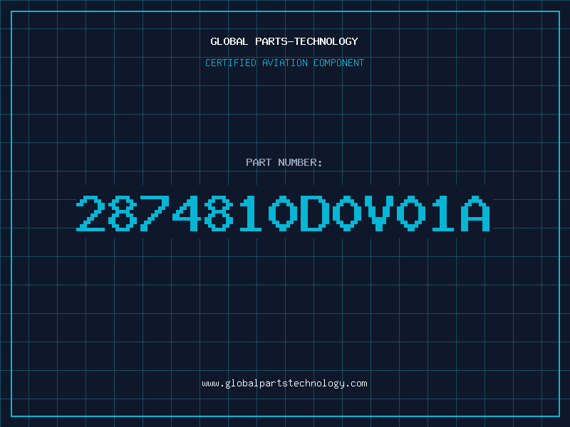 Aviation Part 2874810D0V01A