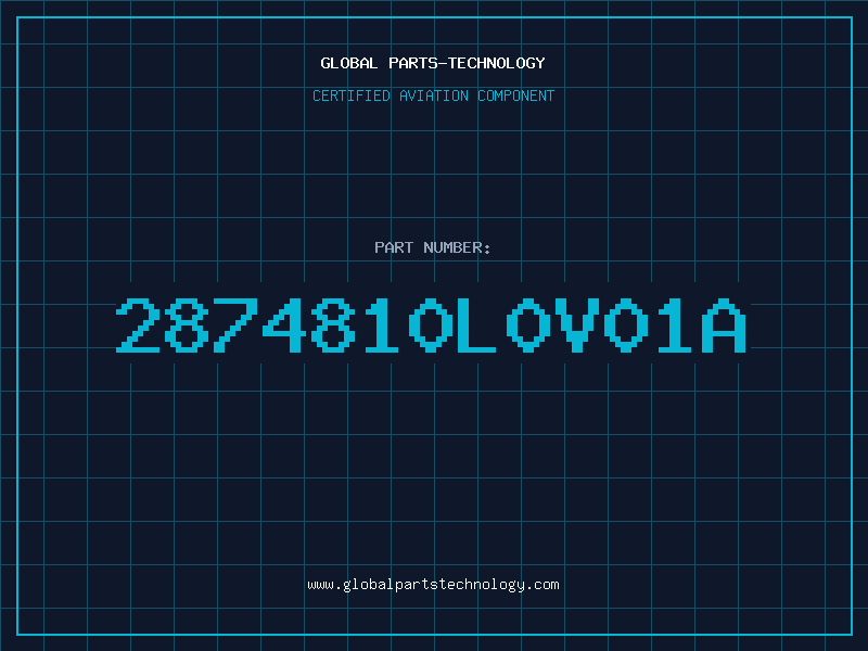 Aviation Part 2874810L0V01A