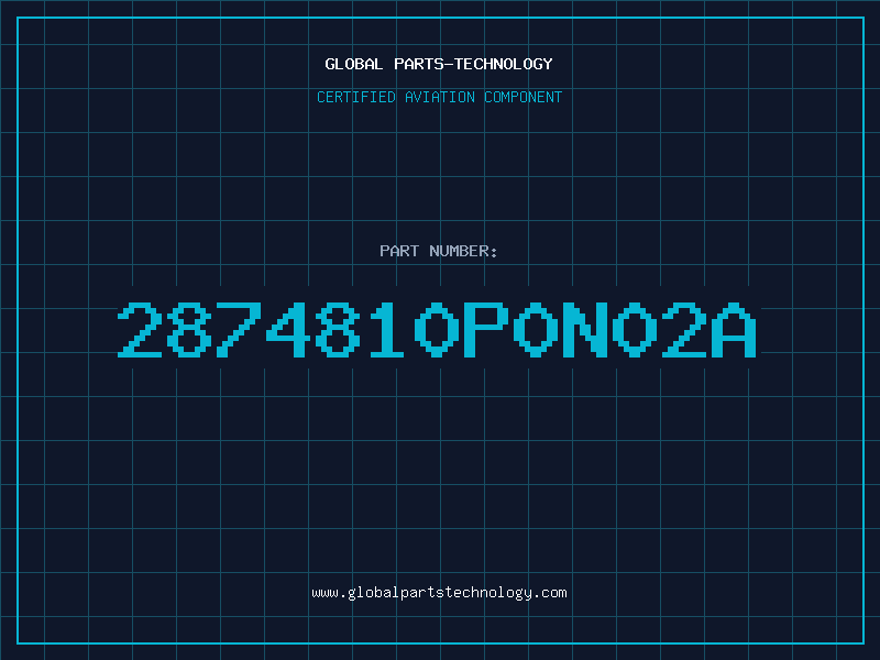 Aviation Part 2874810P0N02A