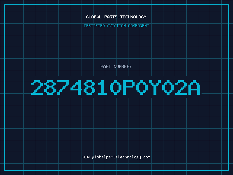Aviation Part 2874810P0Y02A