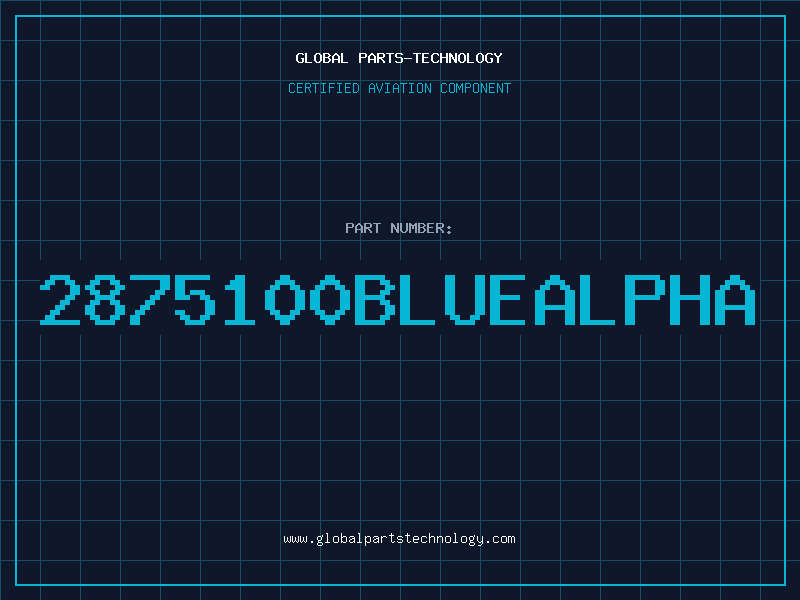 Aviation Part 2875100BLUEALPHA