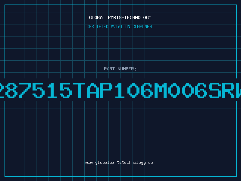 Aviation Part 287515TAP106M006SRW