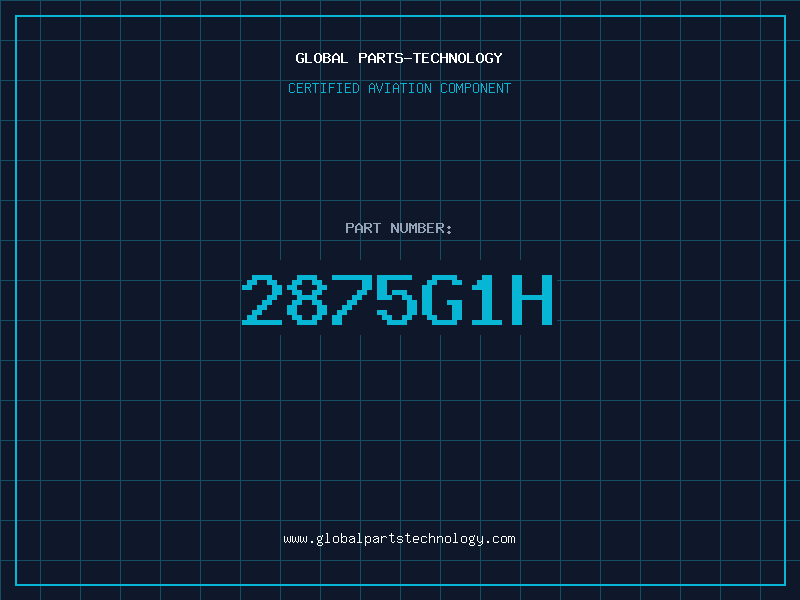 Aviation Part 2875G1H