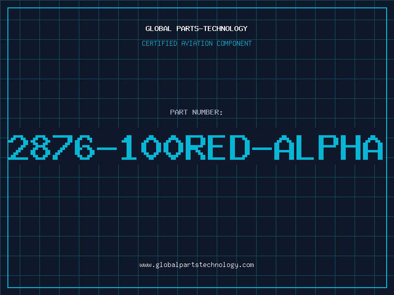 Aviation Part 2876-100RED-ALPHA