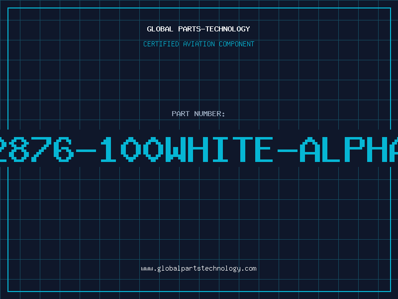 Aviation Part 2876-100WHITE-ALPHA