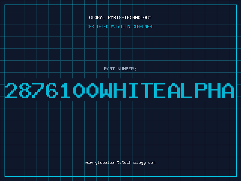 Aviation Part 2876100WHITEALPHA