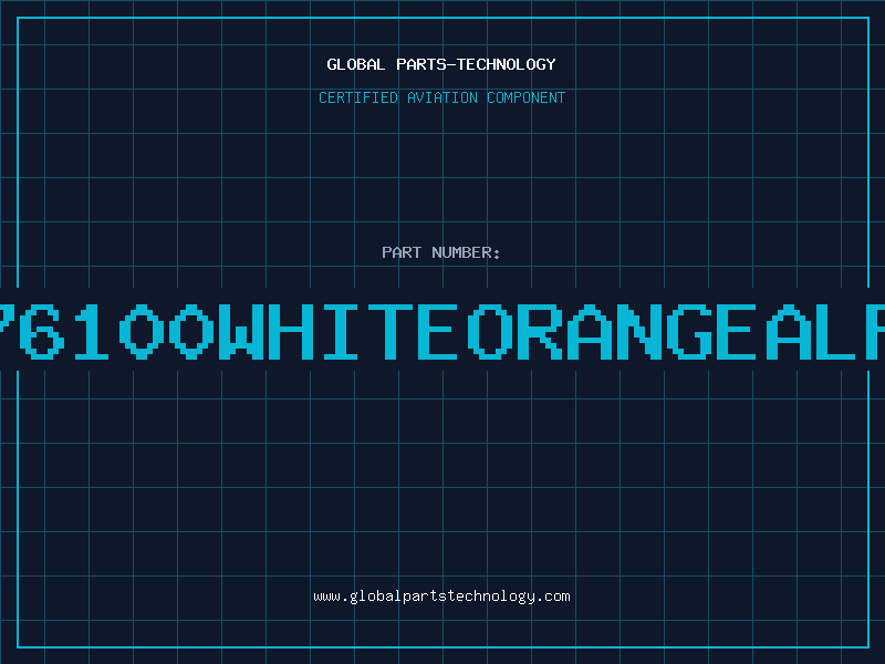 Aviation Part 2876100WHITEORANGEALPHA