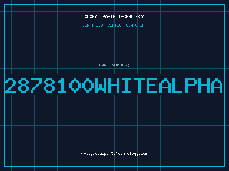 Aviation Part 2878100WHITEALPHA