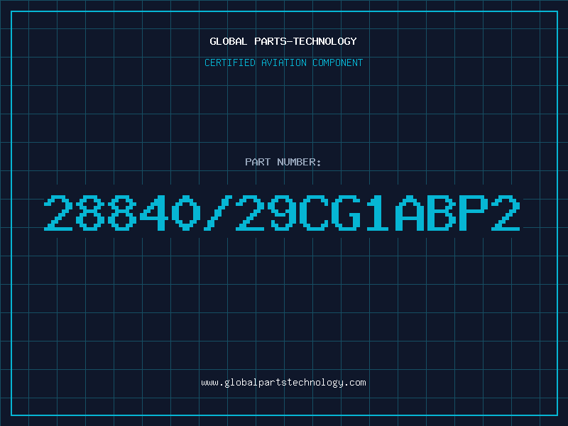 Aviation Part 28840/29CG1ABP2