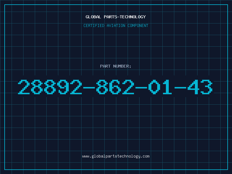 Aviation Part 28892-862-01-43