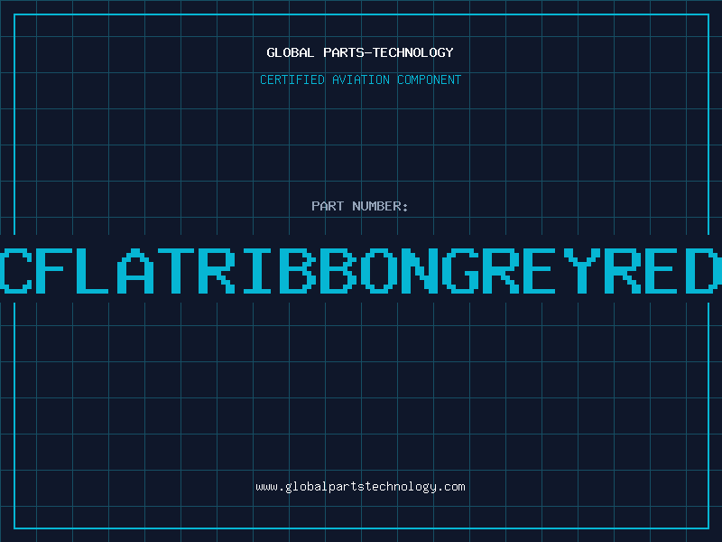 Aviation Part 288CFLATRIBBONGREYREDSTR